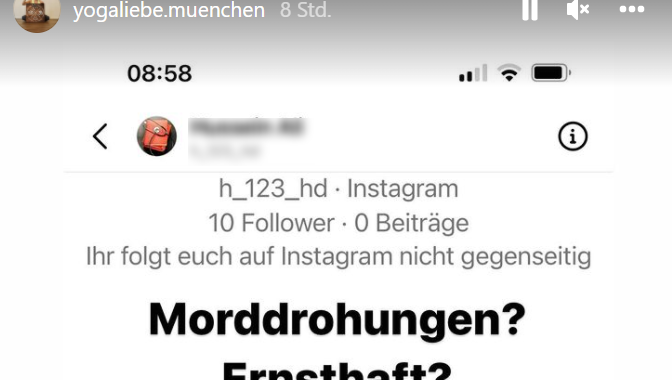 Diese Nachricht erhielt Salihamidzic' Ehefrau Esther Copado auf Instagram. Diese Nachricht erhielt Salihamidzic' Ehefrau Esther Copado auf Instagram.