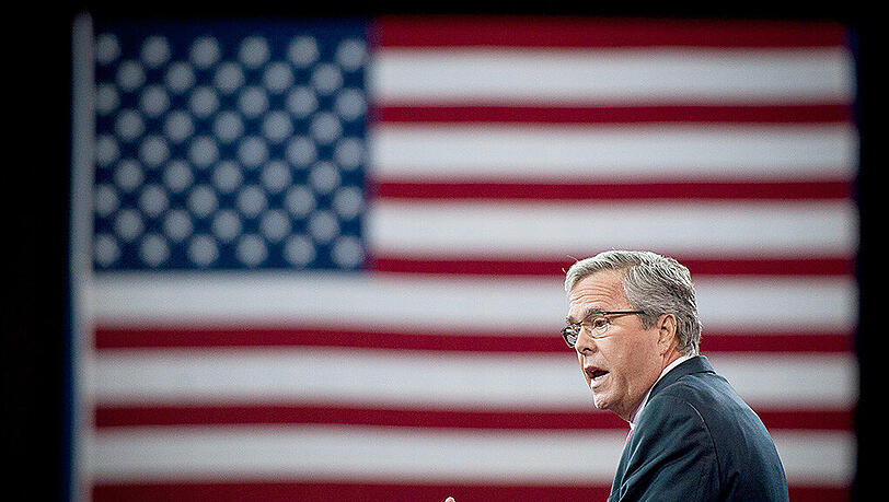 US-Präsidentschaftsbewerber Jeb Bush: "Wir müssen führen." US-Präsidentschaftsbewerber Jeb Bush: "Wir müssen führen."