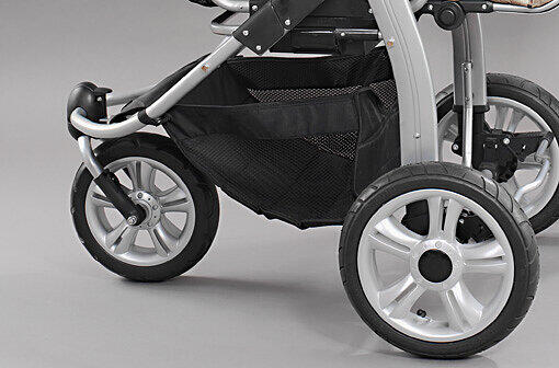 Das Fahrgestell eines Kinderwagens (Symbolbild)