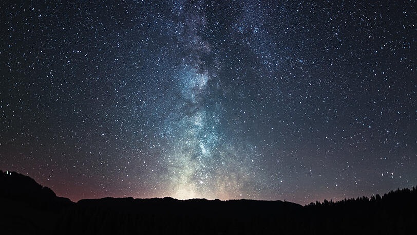 Magisch: Die Milchstraße von der Winklmoosalm aus fotografiert.