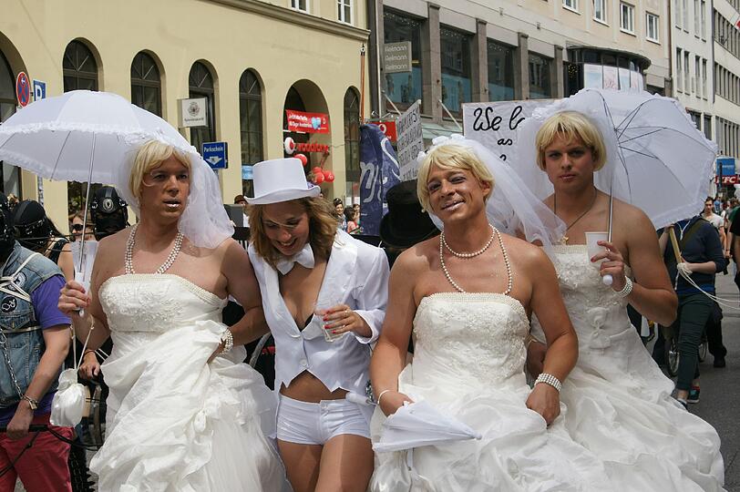 Sehen Sie hier die besten Bilder vom CSD in München.