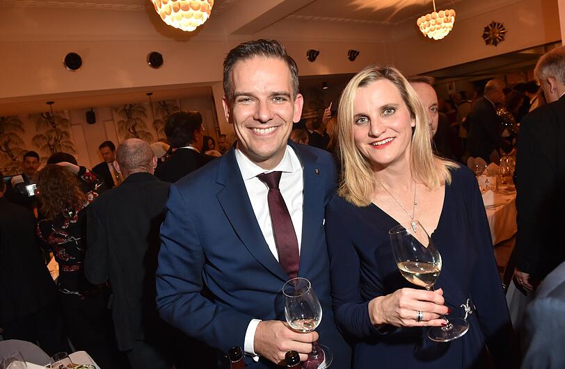 Mandarin-Oriental-Chef Dominik G. Reiner und Frau Angela