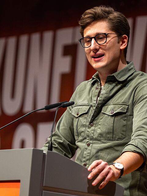 Türmer eröffnete den Kongress in Mannheim.