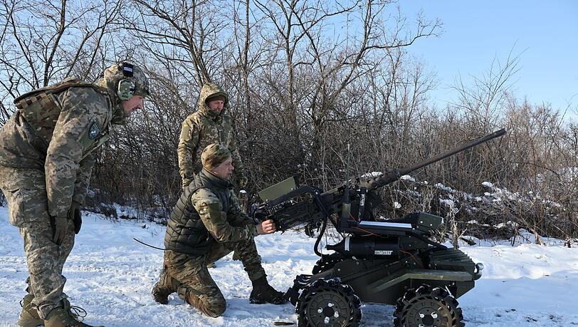 Mit Gegenangriffen bremst die ukrainische Armee den russischen Vormarsch. (Archivbild)