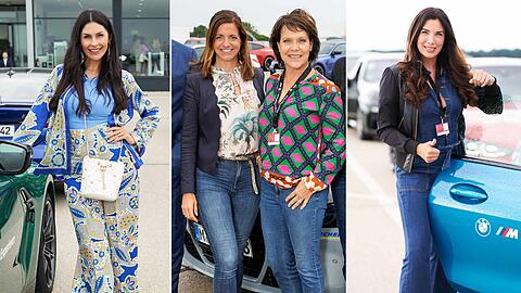 Beim "BMW Ladies Day 2022" wollen die Promi-Damen mal auf die Tube drücken.
