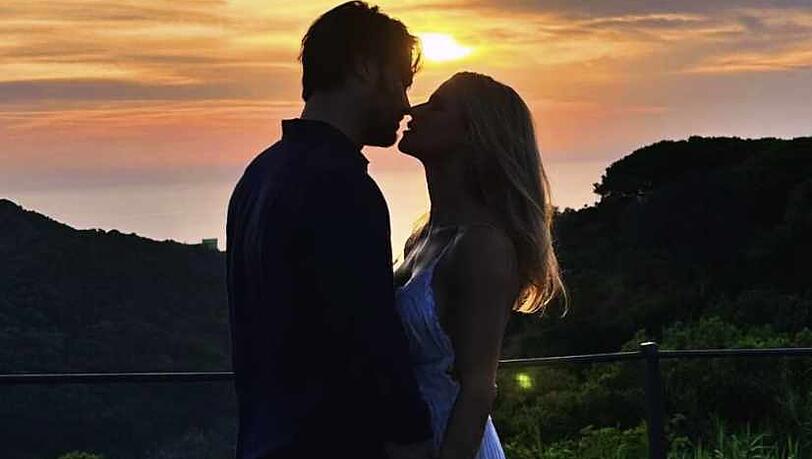 Michelle Hunziker und ihr neuen Partner.