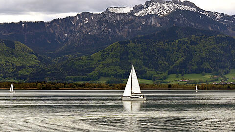 Der Chiemsee: Hier ereignete sich das Unglück. (Archivbild)