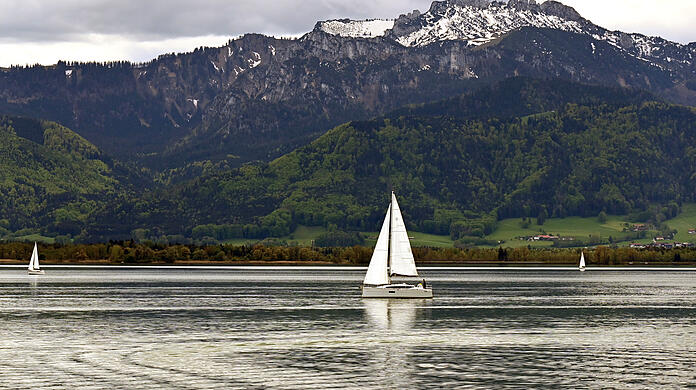 Der Chiemsee: Hier ereignete sich das Unglück. (Archivbild)