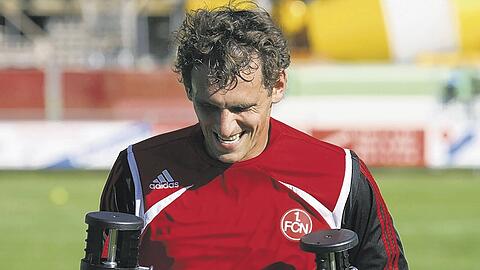 &bdquo;Wir werden hart arbeiten müssen&ldquo;, sagt Torwart Raphael Schäfer und geht im Trainingslager schon einmal mit gutem Beispiel voran.Foto: Wolfgang Zink