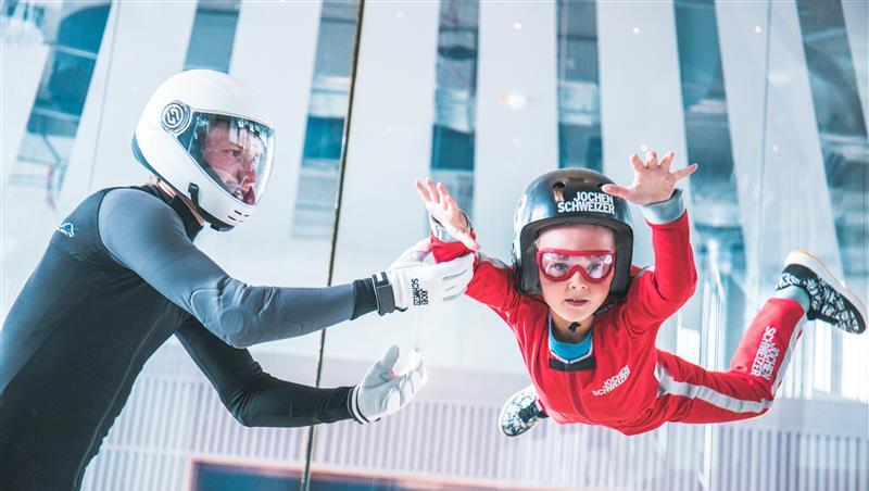 Ganz sch&ouml;n aufregend: abheben und dann sp&uuml;ren, wie sich ein freier Fall anf&uuml;hlt. &emsp;