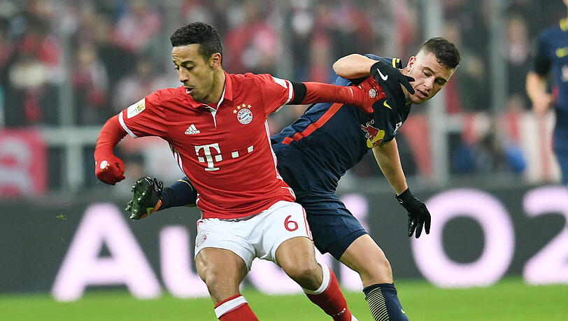 Thiago war einer der besten Bayern gegen Leipzig. Der Spanier erzielte das Tor zum 1:0. Thiago war einer der besten Bayern gegen Leipzig. Der Spanier erzielte das Tor zum 1:0.