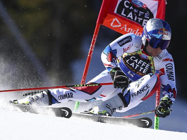 Der Franzose Alexis Pinturault in Aktion beim letzten Riesenslalom der Saison.