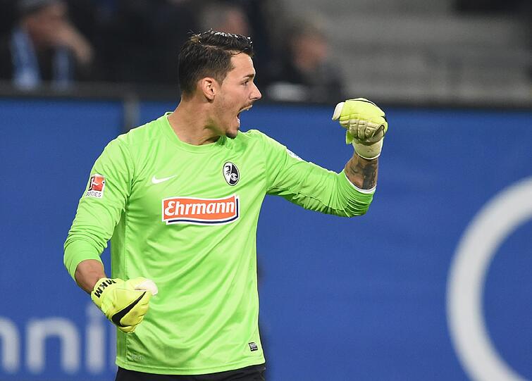 Roman Bürki (14,2)wurde Dritter, obwohl er mit dem SC Freiburg den Abstieg nicht verhindern konnte.