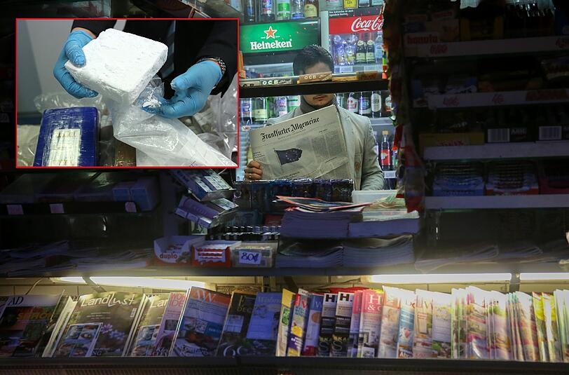 Zwei Brüder aus Hamburg sollen an ihren Kiosken nicht nur Zigaretten und Zeitschriften verkauft haben. Die Polizei beschlagnahmte bei einer Durchsuchung knapp sieben Kilogramm Kokain. (Symbolbild)