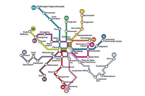 Nicht mehr als ein Provisorium: der Bus-Notfahrplan für Nürnberg, Fürth und Erlangen. Die Nightliner werden rappelvoll sein &ndash; und kaum die avisierten Abfahrtszeiten einhalten können, wenn Pkw die Straßen verstopfen.