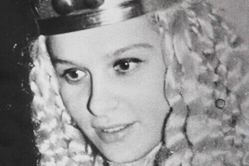 Irene Brunner als Nürnberger Christkind: Dieses fast 50 Jahre alte Foto hütet sie wie einen Goldschatz.