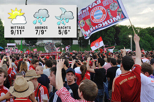 Die Wettervorhersage für Samstag könnte besser sein.