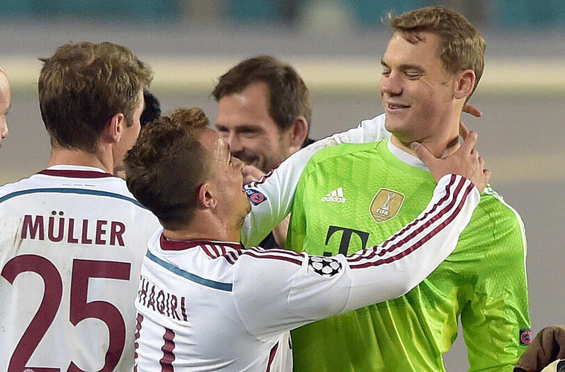 Manuel Neuer wurde 2014 mit Deustchland Weltmeister und gewann Meisterschaft und Pokal mit dem FC Bayern.