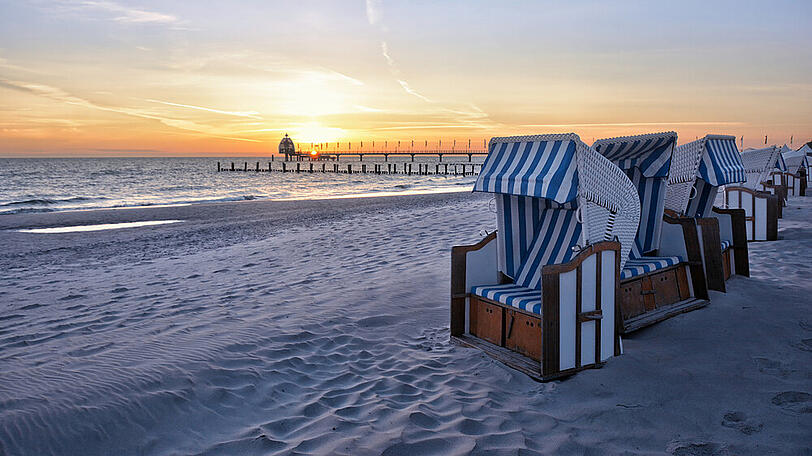 Im Herbst lohnt sich ein Spaziergang am Strand von Fischland-Darß-Zingst