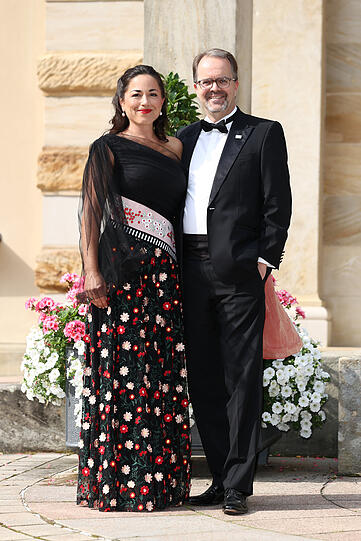 Der Landtagsabgeordnete Markus Rinderspacher (r, SPD) und seine Frau Christine.