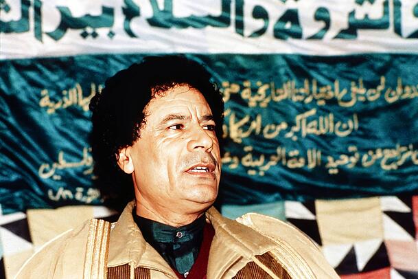 Dr. Hans-Wilhelm M&uuml;ller-Wohlfahrt wollte ihn eigentlich nicht behandeln: Muammar Al-Gaddafi.