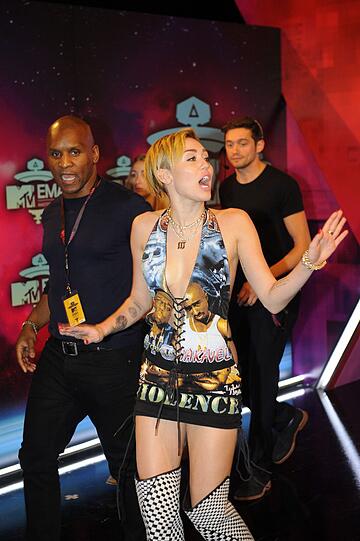 Der Skandal-Auftritt von Miley Cryus bei den EMAs 2013 in Amsterdam.