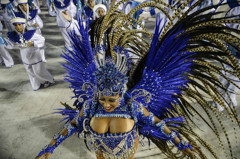 Heiße Rhythmen, heiße Tänze: Die besten Bilder vom Karneval im Sambodromo in Rio.
