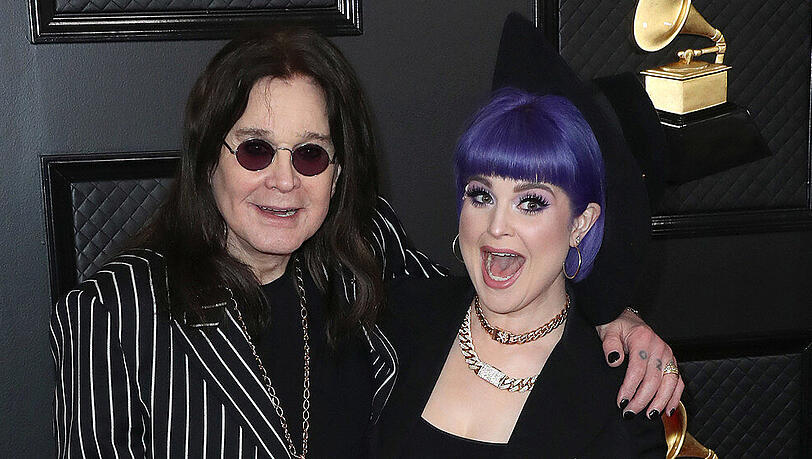 Musiker Ozzy Osbourne und seine Tochter, Kelly Osbourne, bei einer Veranstaltung Musiker Ozzy Osbourne und seine Tochter, Kelly Osbourne, bei einer Veranstaltung