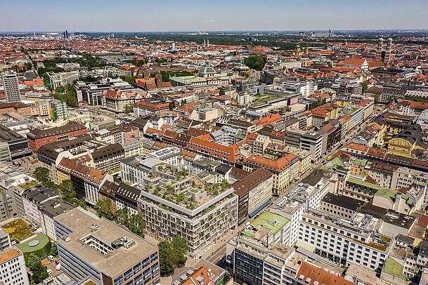 So soll sich das luftige Bürohaus in das Bahnhofsviertel fügen. So soll sich das luftige Bürohaus in das Bahnhofsviertel fügen.