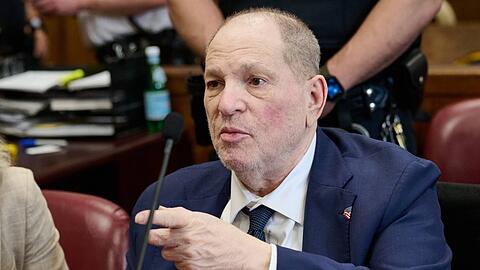 Harvey Weinstein am Mittwoch vor Gericht.