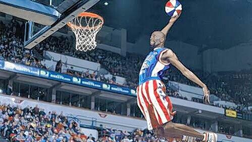 Spektakuläre Aktionen: Die Harlem Globetrotters. Spektakuläre Aktionen: Die Harlem Globetrotters.