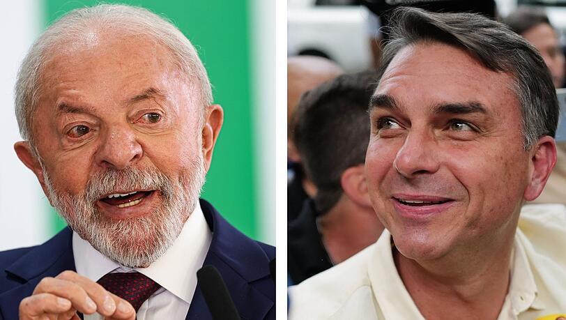 Lula tritt gegen Flávio Bolsonaro in einer Stichwahl Ende Oktober an. Lula tritt gegen Flávio Bolsonaro in einer Stichwahl Ende Oktober an.