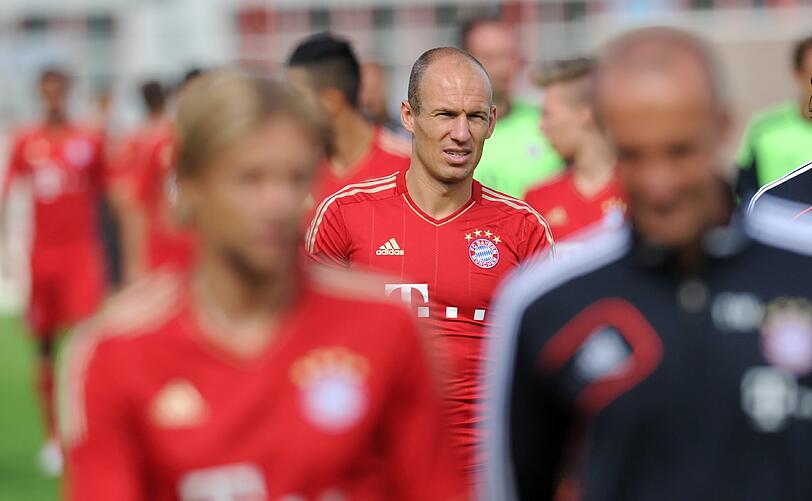 Hinter den Kulissen: So lief das Fotoshooting des FC Bayern.