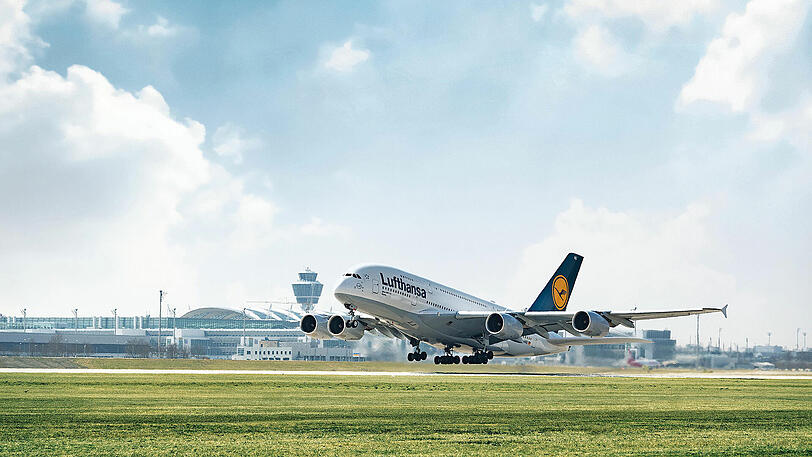 Fünf Airbus A380 stehen seit Neuestem in München.