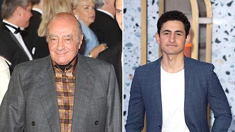 Mohamed Al-Fayed wird von dem Schauspieler Amir El-Masry (r.) gespielt