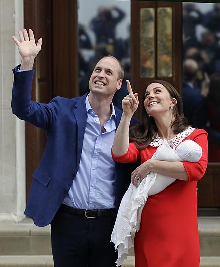 Sohn von Kate und William: Die ersten öffentlichen Fotos des kleinen Prinzen.