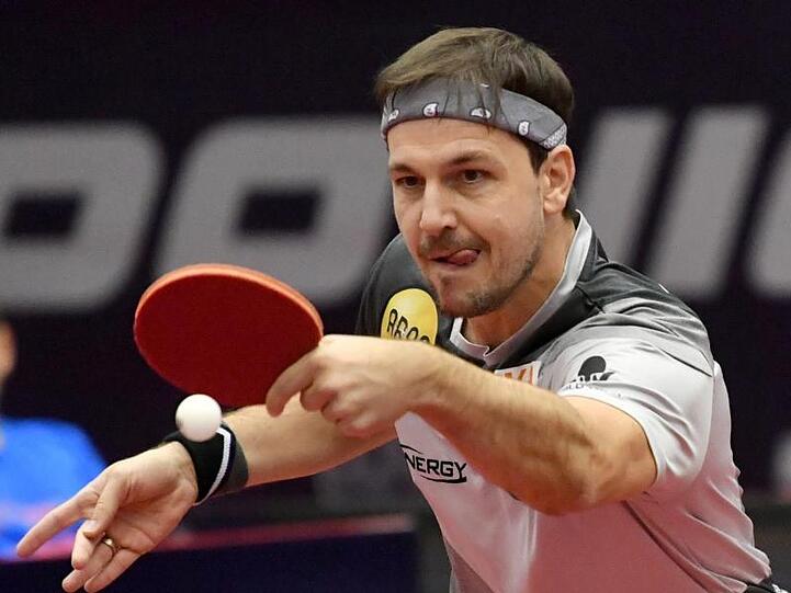Tischtennisspieler Timo Boll in Aktion. Foto: Barbara Gindl/APA/Archiv
