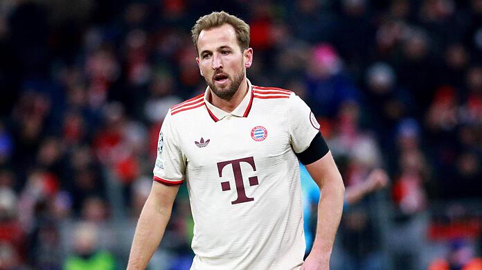 Hat beim FC Bayern einen Vertrag bis 2027: Harry Kane.