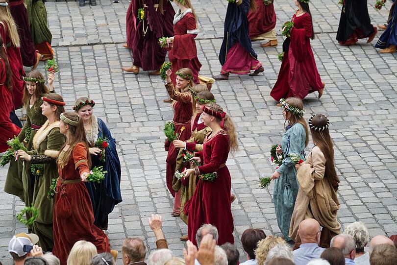 Landshuter Hochzeit 2017 - Der erste Hochzeitsumzug in Bildern