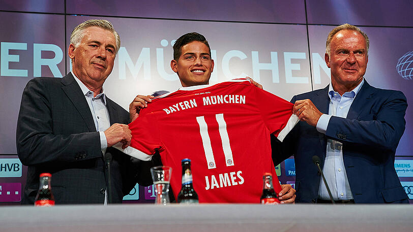 James Rodriguez erhält beim FC Bayern die Rückennummer "11".