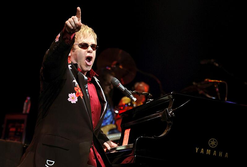 Elton John in der Olympiahalle: Große Gefühle mir Siebzger-Rock und Klavier. Die Bilder