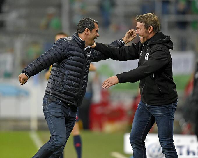 Gerhard Poschner und Markus von Ahlen: Werden sie auch in Aalen wieder so jubeln können?