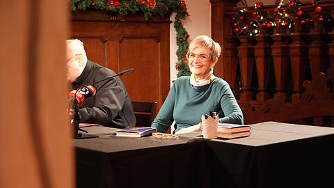 Gloria von Thurn und Taxis bei ihrer Lesung in Regensburg.