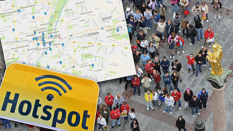 München soll 20 weitere WLAN-Hotspots bekommen.