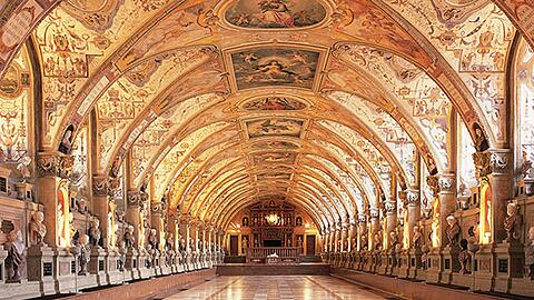 Das Antiquarium in der Residenz.