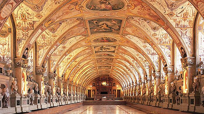 Das Antiquarium in der Residenz.