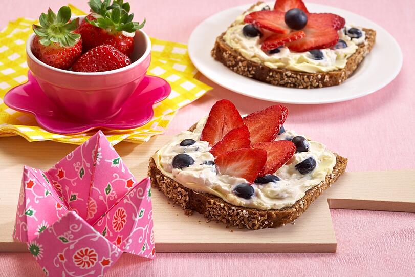 So könnte gesundes Power-Frühstücksbrot ausschauen.