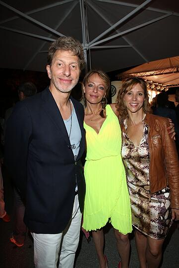 Rufus Beck mit Ex Freundin Jo Kern und Carin C. Tietze im P1 bei "Movie meets Media"