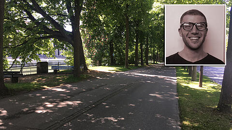 Der Tatort heute: Hier starb Domenico L. (kleines Foto) am 28. Mai 2013.