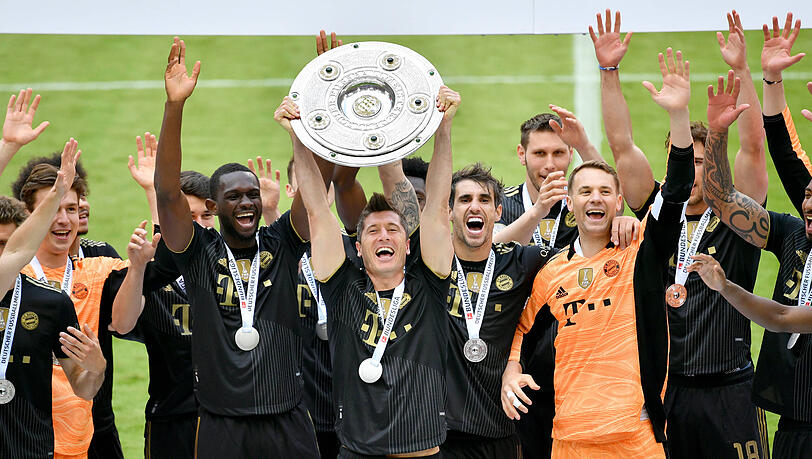 Der FC Bayern steuert aktuell auf die zehnte Meisterschaft in Folge zu.
